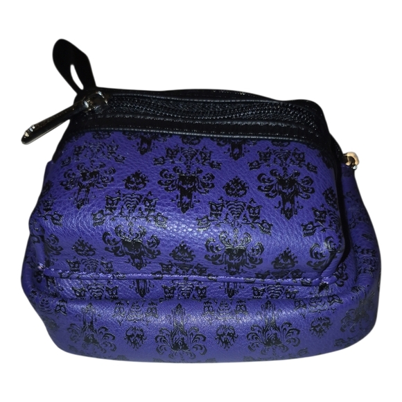 Loungefly Disney Parks Haunted Mansion Wristlet Bag Purple - Picture 3 of 6